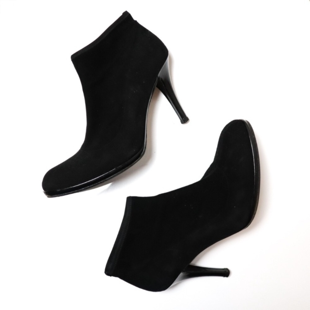 Stuart weitzman suede sock ankle booties
